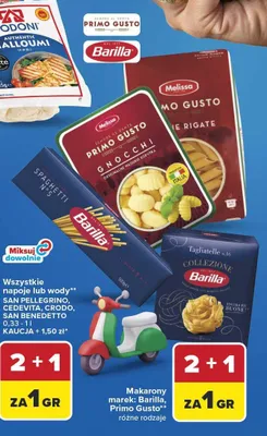 Makaron penne rigate Melissa Mo Gusto promocja w Carrefour Market