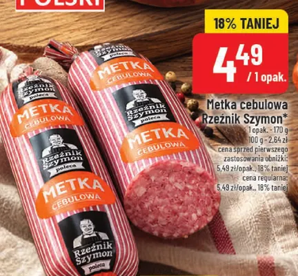 Metka cebulowa Rzeźnik Szymon promocja w POLOmarket