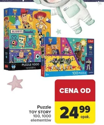Puzzle TOY STORY 1000 elementów promocja w Carrefour