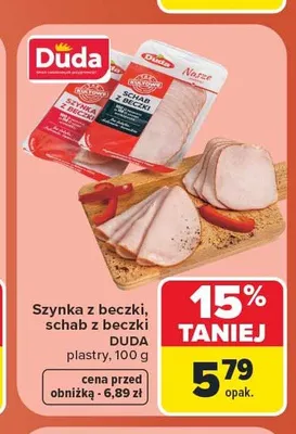 Schab z beczki Duda promocja w Carrefour