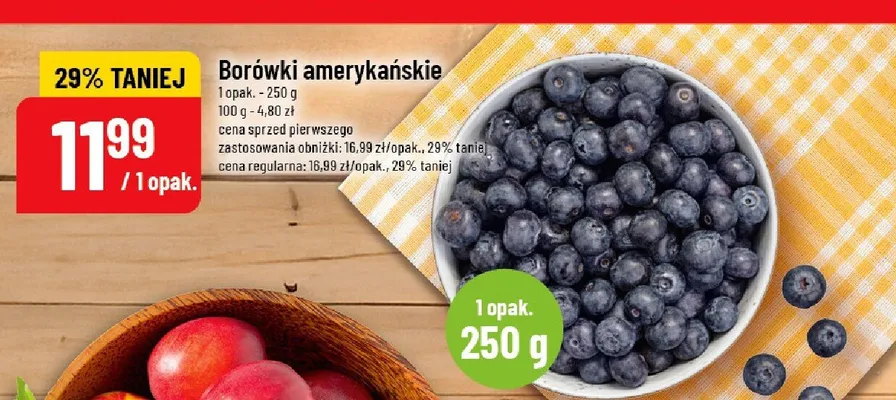 Borówki amerykańskie promocja w POLOmarket