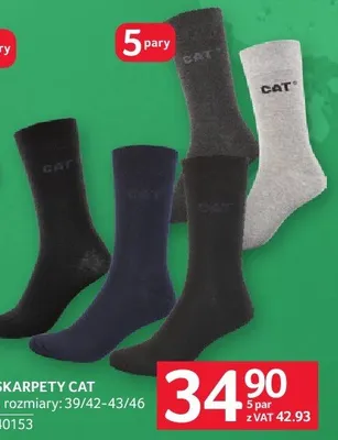 Skarpety Cat promocja w Selgros