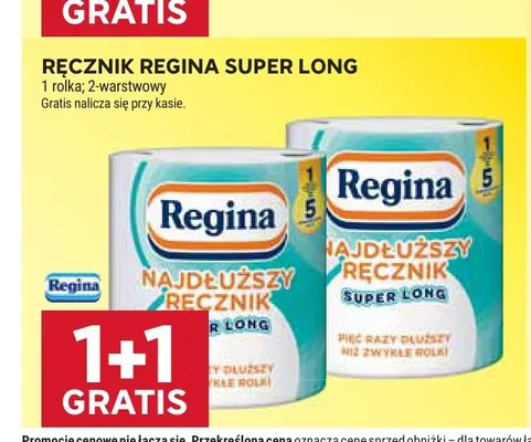 Ręcznik papierowy Regina Super Long promocja w Stokrotka