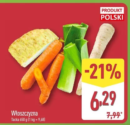 Włoszczyzna tacka Aldi promocja w Aldi