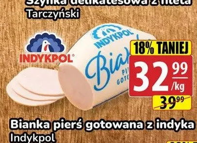 Bianka pierś gotowana z indyka Indykpol promocja w API Market