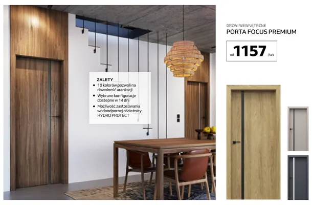 Drzwi wewnętrzne Porta Focus Premium promocja w Komfort
