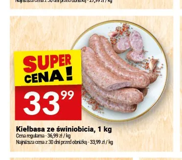 Kiełbasa ze świniobicia Białecki Wędzarnia promocja w Twój Market