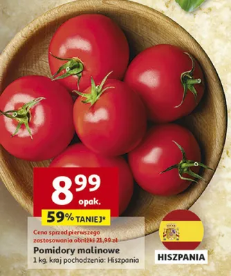 Pomidory malinowe promocja w Auchan