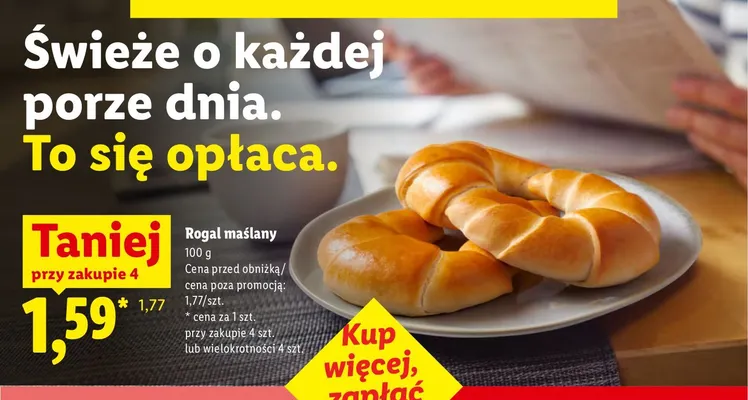 Rogal maślany promocja w Lidl