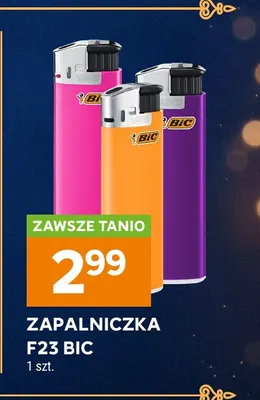 Zapalniczka F23 Bic promocja w Stokrotka