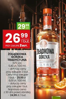 Gorzka tradycyjna 32% vol. promocja w Twój Market