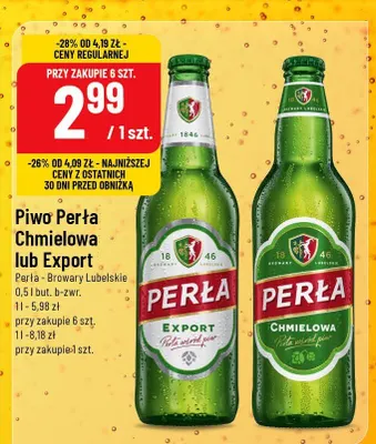 Piwo Perła Export promocja w POLOmarket