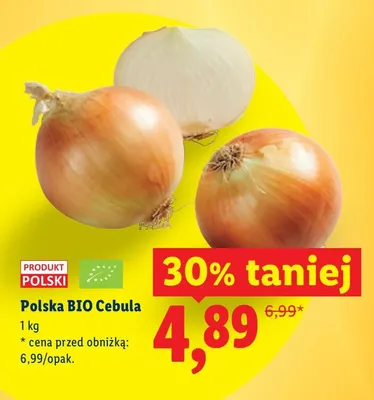 Cebula BIO, luzem promocja w Lidl