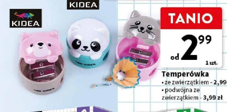 Temperówka ze zwierzątkiem Kidea promocja w Intermarche
