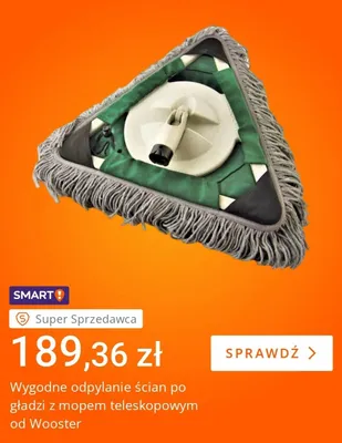 Mop teleskopowy Wooster promocja w Allegro