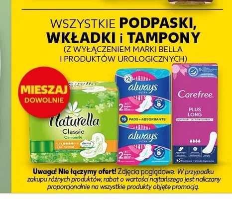 Wkładki higieniczne Carefree Plus Long 40-pak promocja w Kaufland