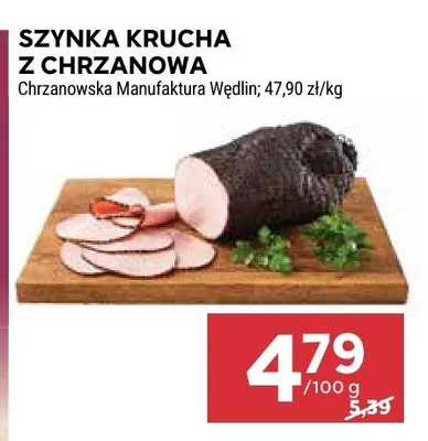 Szynka krucha z chrzanowska promocja w Stokrotka