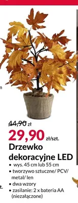 Drzewko dekoracyjne LED promocja w Salony Agata