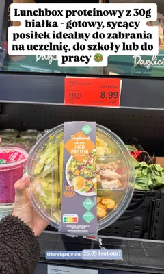 Lunchbox High Protein z kurczakiem Daylicious promocja w Aldi
