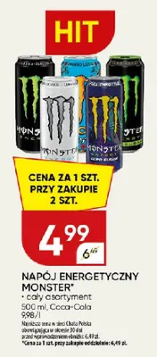 Napój energetyczny Monster promocja w Chata Polska