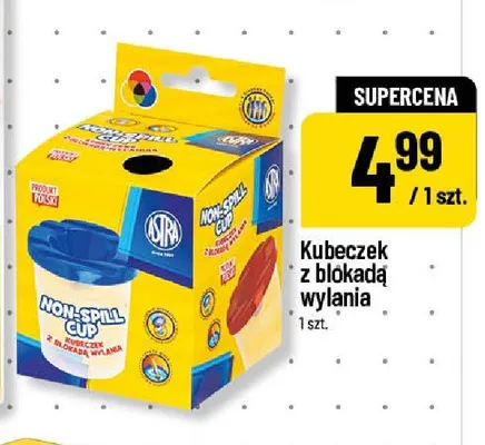 Kubeczek z blokadą wylania Astra promocja w POLOmarket