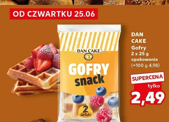 Gofry snack Dan Cake promocja w Kaufland