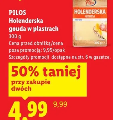 Gouda w plastrach Holenderska promocja w Lidl