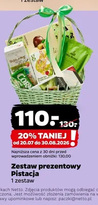 Zestaw prezentowy Pistacja promocja w Netto