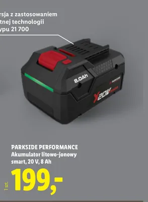 Akumulator litowo-jonowy smart Parkside Performance 8Ah promocja w Lidl
