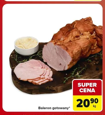Baleron gotowany promocja w Carrefour Market