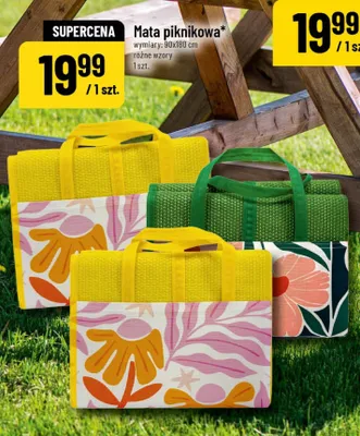 Mata piknikowa wymiary: 90x180cm promocja w POLOmarket
