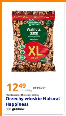 Orzechy włoskie Natural Happiness promocja w Action