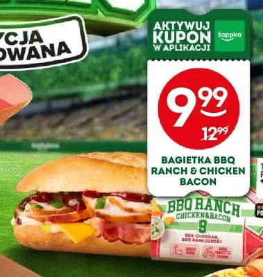 Bagietka BBQ Ranch & Chicken Bacon promocja w Żabka