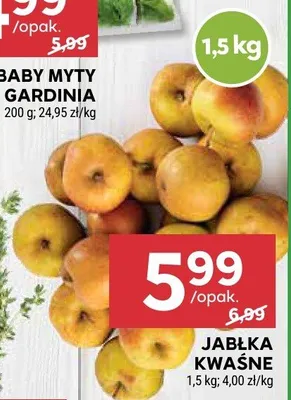 Jabłka kwaśne promocja w Stokrotka