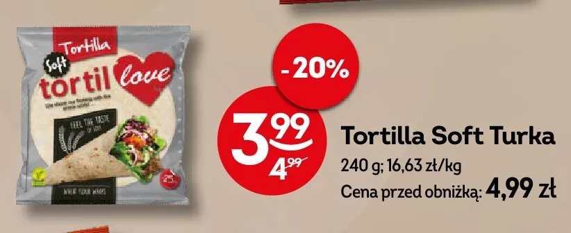 Tortilla Soft Turka promocja w Żabka