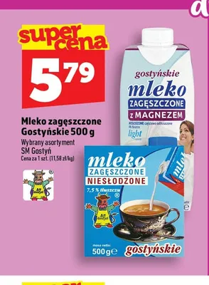 Mleko zagęszczone z magnezem Gostyńskie promocja w TOPAZ