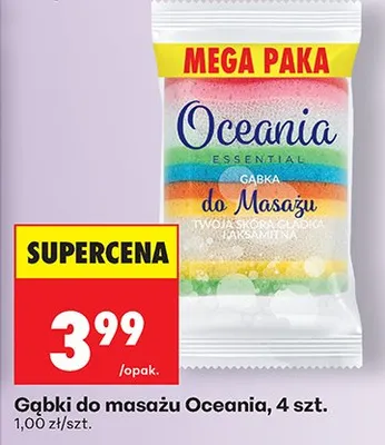 Gąbki do masażu MEGA PAKA promocja w Biedronka