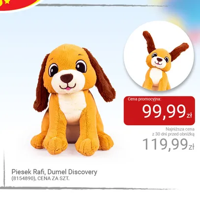 Piesek Rafi Dumel Discovery promocja w Smyk