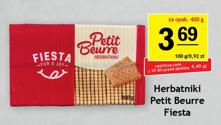 Herbatniki Petit Beurre Fiesta promocja w Gram Market