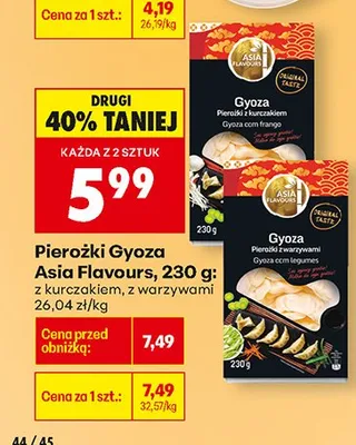 Pierożki z warzywami promocja w Biedronka