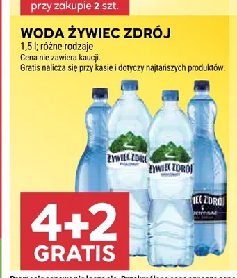 Woda Żywiec Zdrój promocja w Stokrotka