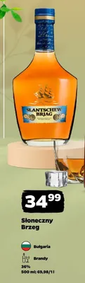 Brandy Słoneczny Brzeg 36% Bułgaria promocja w Netto