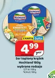 Ser topiony krążek Hochland promocja w Delfin