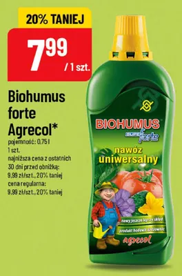 Biohumus forte Agrecol promocja w POLOmarket
