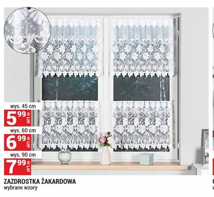 Zazdrostka żakardowa promocja w Merkury Market