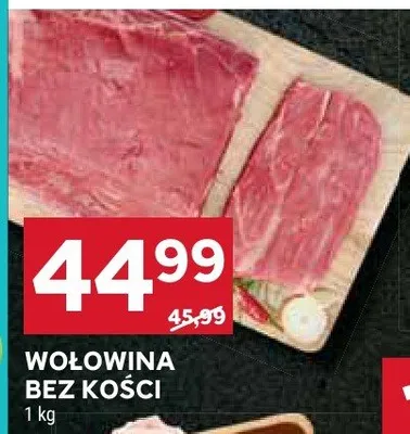 Wołowina bez kości promocja w Stokrotka