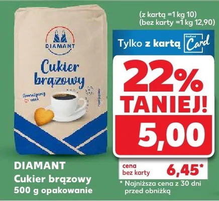 Cukier brązowy promocja w Kaufland