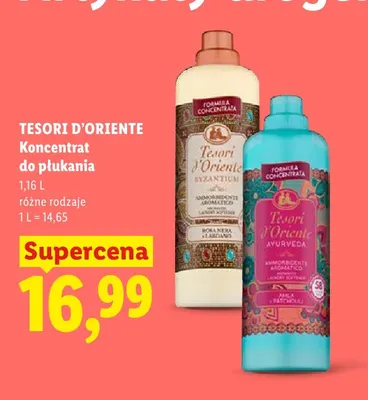 Koncentrat do płukania Tesori d'Oriente Ayurveda promocja w Lidl