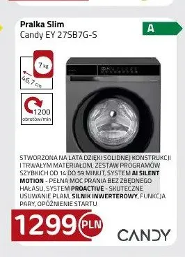 Pralka Slim Candy EY 27SB7g-S promocja w kakto.pl