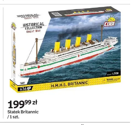 Statek Britannic Cobi promocja w Empik